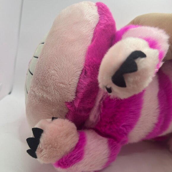 Disney Cheshire Cat Pink & Purple Striped Plush Toy Long Soft Stuffed Animal Aut - Picture 7 of 8
